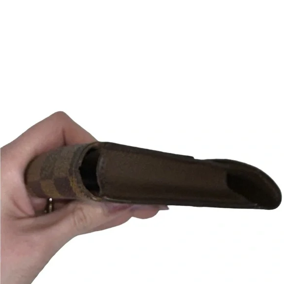 LOUIS VUITTON EUC VINTAGE DAMIER EBENE CASE - Picture 10 of 14